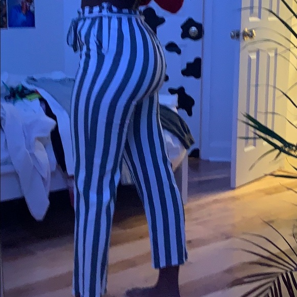 stripped flare pants - Picture 2 of 3